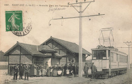 SAINT DYE - Nouvelle Gare Des Tramways électriques. - Strassenbahnen