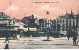 FR66 PERPIGNAN - Bas Languedoc 13 - La Place Arago - Animée - Belle - Perpignan