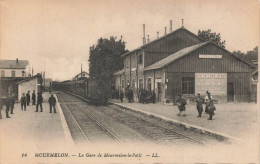 MOURMELON - La Gare De Mourmelon Le Petit. - Bahnhöfe Mit Zügen