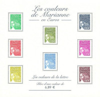 Carnet N° 67 Les Couleurs De La Marianne En Euros De 2004 Classeur Noir - Mint/Hinged