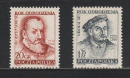 POLOGNE 1953 Année De La Renaissance YT 723 Et 725 ** - Unused Stamps