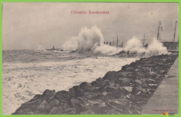 Voyo CEYLON Colombo - Breakwater 1900s Unused Skeen Photo - Sri Lanka (Ceylon)