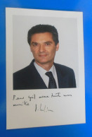 AUTOGRAPHE DE PATRICK DEVEDJIAN SUR CARTE - Politiek & Militair