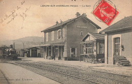 LAMURE SUR ARZERGUES - La Gare. - Stations - Met Treinen