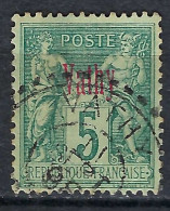 FRANCE Vathy Ca.1893-1900: Le Y&T 1 Obl. CAD Perlé - Usati