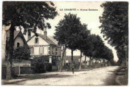 58 - B25498CPA - LA CHARITE SUR LOIRE - Avenue Gambetta - Très Bon état - NIEVRE - La Charité Sur Loire