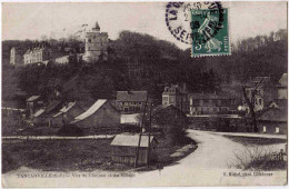 76 - B31667CPA - TANCARVILLE - Vue Du Chateau Et Du Village - Très Bon état - SEINE-MARITIME - Tancarville