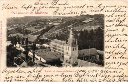 MALONNE / PENSIONNAT  / EGLISE ET CLASSES 1902 - Namur