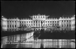 WIEN 1950 "Bei Nacht" Schloss Schönbrunn Festbeleuchtung - Schönbrunn Palace