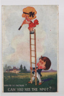 CPA - Humour - Vois-tu Le Facteur ? - Illustration Non Signée - Circulée En 1918 - Humour