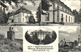 72117987 Kronberg Taunus Kurheim Genesungsheim Haus Waldfriede Burgruine Falkens - Otros & Sin Clasificación