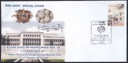 India 2018 Chitin & Chitosan,Polymer,Fungi, Insects,Algae,Mushroom,Microorganism,Chemistry, Sp Cover (**) Inde Indien - Lettres & Documents