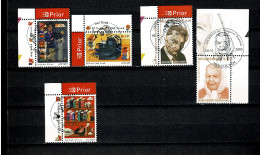 2003 3218/3220 & 3221/3222 Postfris Met 1édag  Stempel : HEEL MOOI ! MNH Avec Cachet 1er Jour “Het Boek & Literature…” - Unused Stamps
