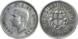 UK - 1937 - 3 Pence - 20-059 - F. 3 Pence