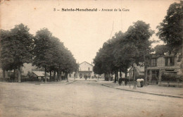 N°3583 W -cpa Sainte Menenhould -avenue De La Gare- - Sainte-Menehould