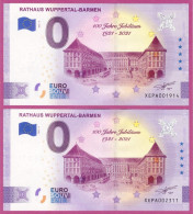 0-Euro XEPA 04 2021 RATHAUS WUPPERTAL-BARMEN Set NORMAL+ANNIVERSARY - Private Proofs / Unofficial