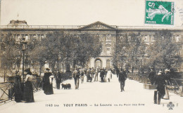 CPA. [75] > TOUT PARIS > N° 1148 Bis - Le Louvre Vu Du Pont Des Arts - (Ier Arrt.) - 1909 - Coll. F. Fleury - TBE - Paris (01)