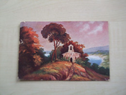 Carte Postale Ancienne PEINTURE Paysage - Pintura & Cuadros