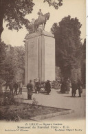 59 -  Lille - Le Square Jussieu Monument Du Maréchal Foch  ** CPA Vierge Et Animée ** - Lille