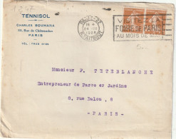 FLAMME  TEMPORAIRE  PARIS  22   R.  TAITBOUT  / N°  235 X 2 - Mechanical Postmarks (Advertisement)