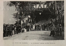 1905 COURSE AUTOMOBILE - LA COUPE DES PYRÉNÉES - TOULOUSE - BEZIERS - CARCASSONNE - NARBONNE - 1900 - 1949