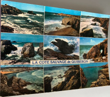 56 Presqu Ile De Quiberon 1986 9 Vues De La Cote Ouest Sauvage Falaises Grottes Tunnels -ed Artaud - Quiberon