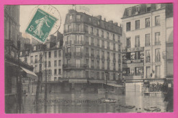 D75 - PARIS 12ème - PARIS-VENISE - INONDATIONS 1910 - FAUBOURG ST ANTOINE PRIS DE LA RUE CROZATIER (XIe-XIIe) - Cafés - Paris (12)