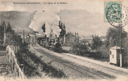 ANNEMASSE-ETREMBIERES - Train, La Ligne Et Le Salève. - Trains