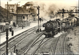 72117469 Belzig Dampflokomotive Im Einsatz Baureihe 52 80 Ausfahrt Belzig - Belzig