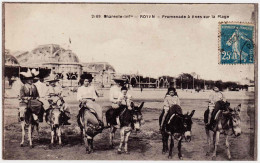 17 - B23988CPA - ROYAN - Promenade à Anes Sur La Plage - Très Bon état - CHARENTE-MARITIME - Royan