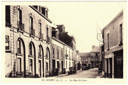 44 - B23545CPA - NOZAY - La Rue St SAINT JEAN - Hotel Du Pelican - Parfait état - LOIRE-ATLANTIQUE - Autres & Non Classés