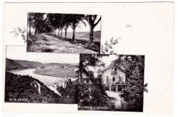 0 - B20773CPA - SPA - BELGIQUE - Route De La Source, Lac De Warfaz, La Fontaine De Geronstere - Vues Multiples - Carte P - Spa