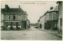 10 - B10514CPA - ARCIS SUR AUBE - Rue De Chalons - Cafe Du Commerce - Parfait état - AUBE - Arcis Sur Aube