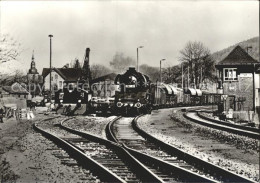 72117455 Uhlstaedt-Kirchhasel Dampflokomotive Mit Durchgangsgueterzug Nach Saalf - Other & Unclassified