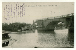 44 - T5658CPA - NANTES - Eboulement Du Pont De PIRMIL 24/05/1924 - Très Bon état - LOIRE-ATLANTIQUE - Nantes