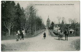 28 - B5636CPA - SENONCHES - Avenue Poussin - Vue Prise Du Rond-point - Bon état - EURE-ET-LOIR - Autres & Non Classés