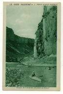 30 - B5584CPSM - PONT SAINT ESPRIT - Gorges De L'Ardèche - Canoë - Très Bon état - GARD - Pont-Saint-Esprit