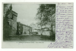 32 - B5471CPA - SAINT ST BLANCARD - Château - Cour D'honneur - CARTE PIONNIERE - Très Bon état - GERS - Autres & Non Classés