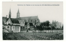 37 - B4390CPA - SAINTE MAURE DE TOURAINE - Extérieur De L'église Du Couvent - Parfait état - INDRE-ET-LOIRE - Other & Unclassified