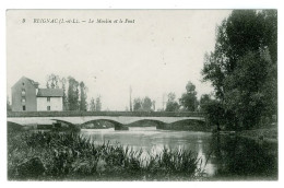 37 - B4299CPA - REIGNAC - Le Moulin Et Le Pont - Très Bon état - INDRE-ET-LOIRE - Autres & Non Classés