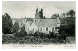 37 - B4259CPA - ARTANNES - L'église Et Le Château - Très Bon état - INDRE-ET-LOIRE - Other & Unclassified