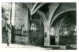 37 - B4162CPA - BALLAN - Intérieur De L'église - Parfait état - INDRE-ET-LOIRE - Autres & Non Classés