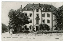 38 - B4073CPA - URIAGE LES BAINS - L'hotel Des Thermes - Parfait état - ISERE - Uriage