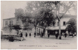 82 - B25268CPA - MONCLAR DE QUERCY - Place De La Mairie - Parfait état - TARN-ET-GARONNE - Montclar De Quercy