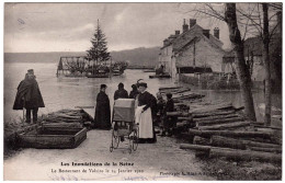 77 - B25223CPA - VALVINS - Le Restaurant - 24 Janvier 1910 -  Landeau - Très Bon état - SEINE-ET-MARNE - Autres & Non Classés