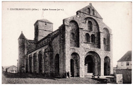 3 - B25198CPA - CHATELMONTAGNE - Eglise  Romane - Parfait état - ALLIER - Autres & Non Classés