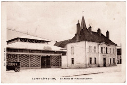 3 - B25195CPA - LURCY LEVY - La Mairie Et Le Marché Couvert - Très Bon état - ALLIER - Other & Unclassified