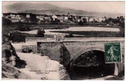 66 - B25081CPA - TROUILLAS - Vue Generale - Le Pont Vieux - Le Canigou - Très Bon état - PYRENEES-ORIENTALES - Autres & Non Classés