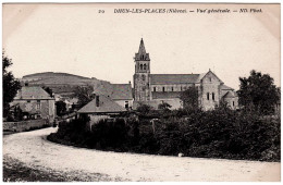 58 - B25012CPA - DHUN LES PLACES - Vue Générale - Très Bon état - NIEVRE - Autres & Non Classés