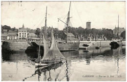 22 - B25766CPA - LANNION - Vue Sur Le Port - Sèchage Du Filet - Très Bon état - COTES-D'ARMOR - Lannion